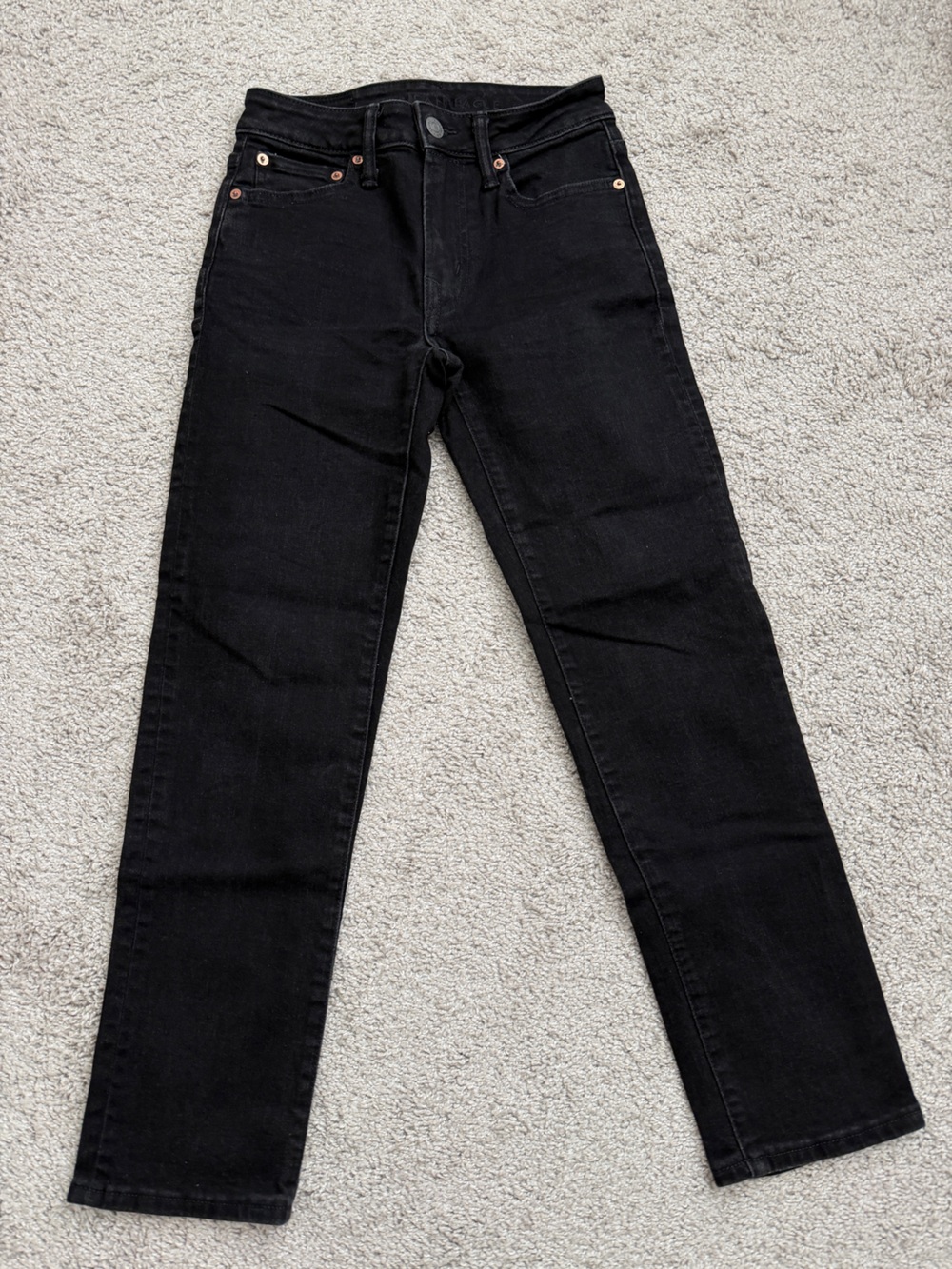American Eagle Outfitters Black Slim straight Jeans black 26x28